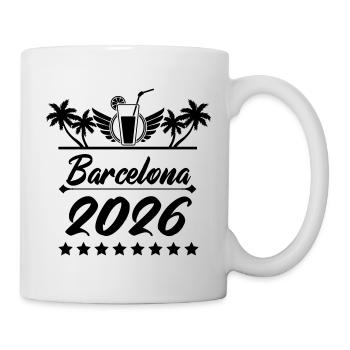 Barcelona 2026 - Tasse - Weiß - Rechts