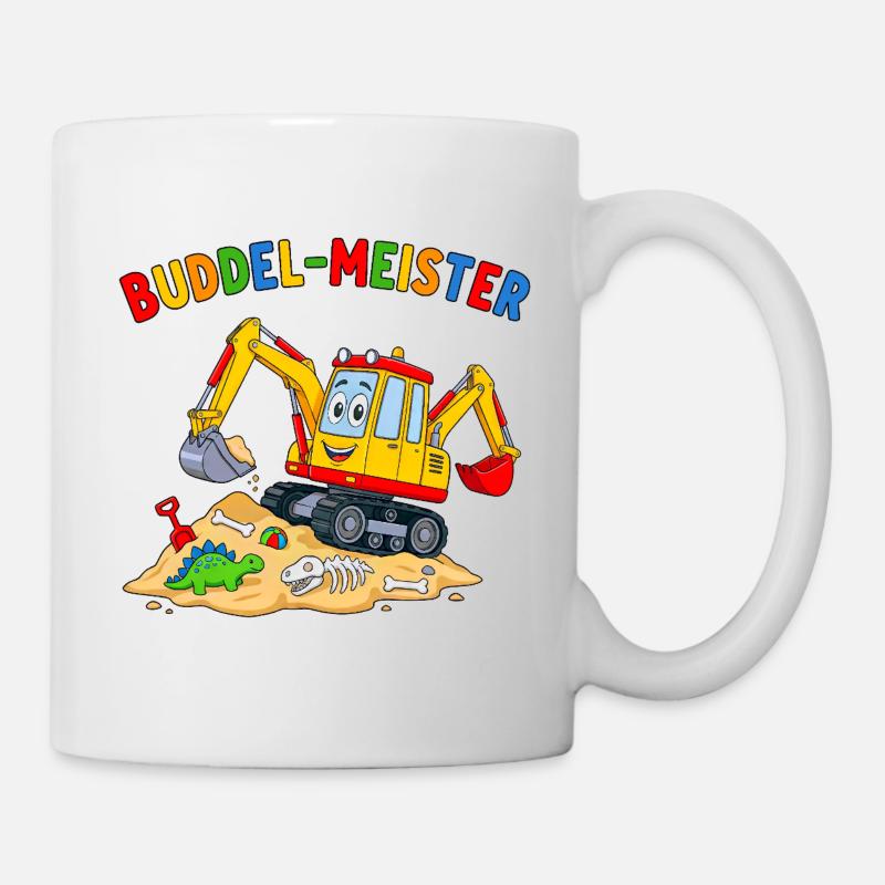 Buddel-Meister Dino-Abenteuer - Tasse - Weiß