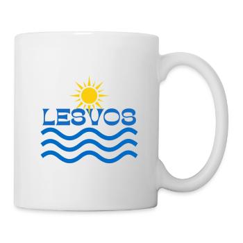 Lesvos Sonnenwellen - Tasse - Weiß - Rechts