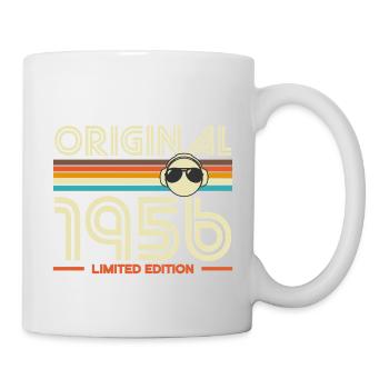 Originale Retro-Streifen von 1956 - Tasse - Weiß - Rechts