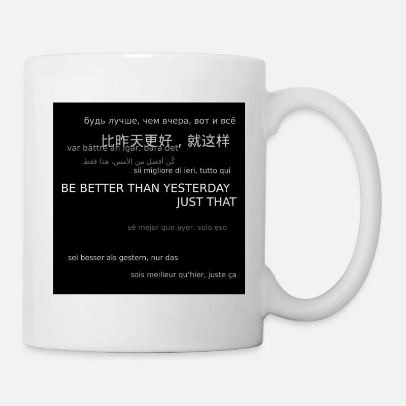 Hoodie_back_2 - Mug blanc - blanc