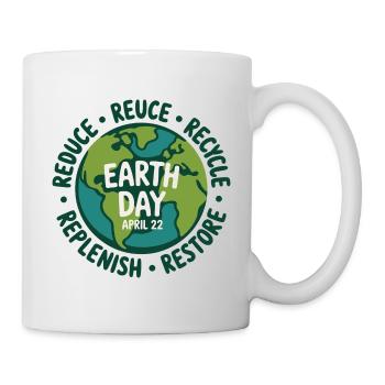 Earth Day Circle: Reuse Recycle - Mug - white - Right