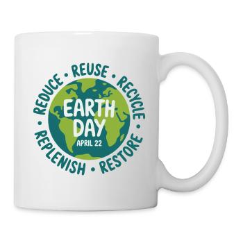 Earth Day Reuse Logo - Mug - white - Right
