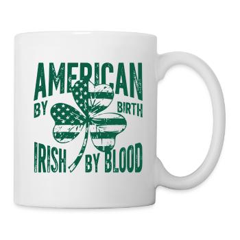 Tee des racines irlando-américaines - Mug blanc - blanc - Droite