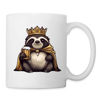 Sloth Beer King - Mug - white - Right