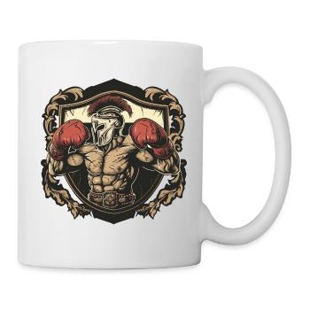 Boxeur Spartan MMA - Mug blanc - blanc - Droite