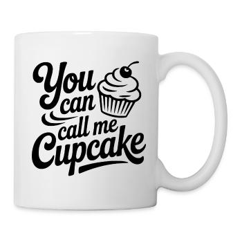 You Can Call Me Cupcake - Mug - white - Right
