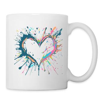Heart light, inspiré de Key West - Mug blanc - blanc - Droite