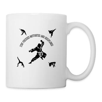 Fitness Combat - Mug blanc - blanc - Droite