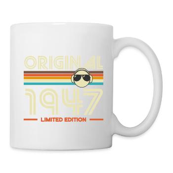Original 1947 Vintage Retro Tee - Mug - white - Right
