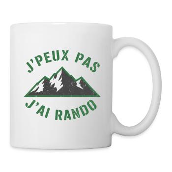 Green Mountains and Slogan Hiking - Mug - white - Right