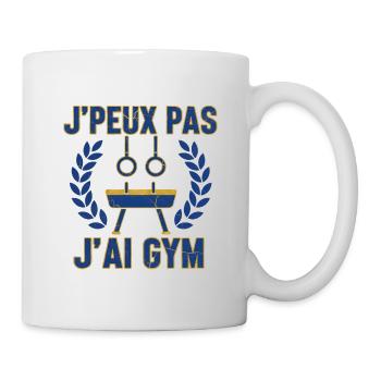 Ich kann nicht, ich habe ein Fitnessstudio - Tasse - Weiß - Rechts