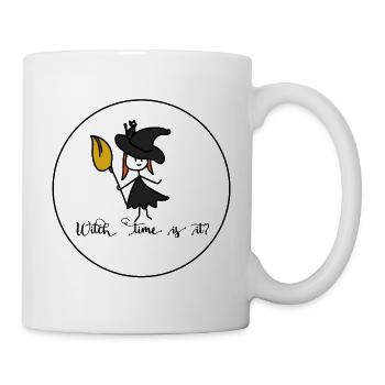C’est l’heure des sorcières, c’est ça ? - Mug blanc - blanc - Droite