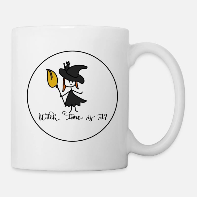 C’est l’heure des sorcières, c’est ça ? - Mug blanc - blanc
