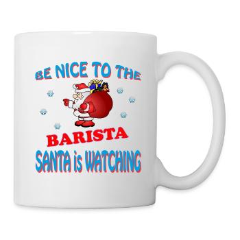 SANTA BARISTA - Tasse - Weiß - Rechts