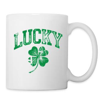 Lucky Clover Arch Tee Art - Tasse - Weiß - Rechts