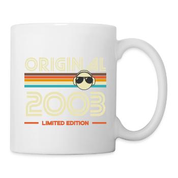 Original 2003 Retro Logo - Mug blanc - blanc - Droite