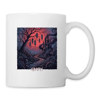 Graven Moonlit Night in the Burial Forest - Mug - white - Right