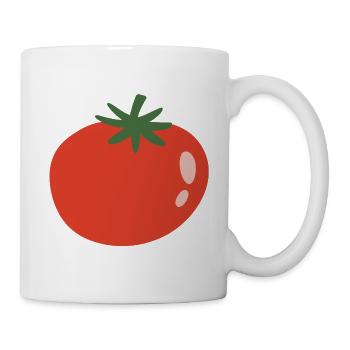 Vivid Tomato Minimalist Pop - Mug blanc - blanc - Droite