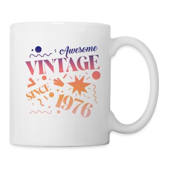 Vintage 1976 - Tasse - Weiß - Rechts