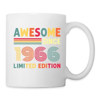1966 Geburtsjahr - Tasse - Weiß - Rechts