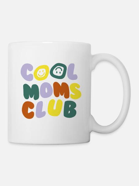 Cool Moms Club - Tasse - Weiß