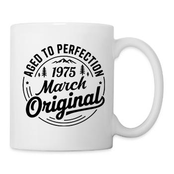 mars 1975 – Légende des sommets et montagnes - Mug blanc - blanc - Droite