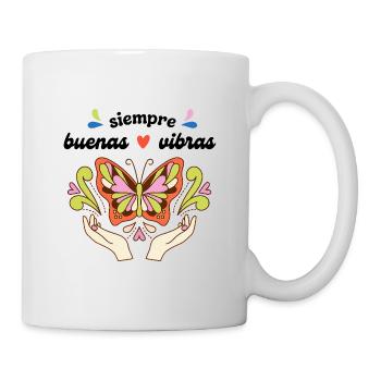 Immer – gute – Vibes - Tasse - Weiß - Rechts