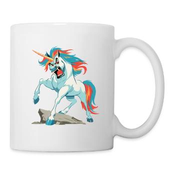 Angrycorn - Mug blanc - blanc - Droite