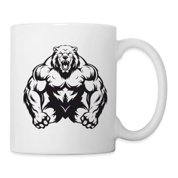 Grizzly Bear Muscles - Mug - white - Right