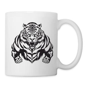 Gymnase Tiger - Mug blanc - blanc - Droite
