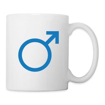 Male gender - Mug - white - Right
