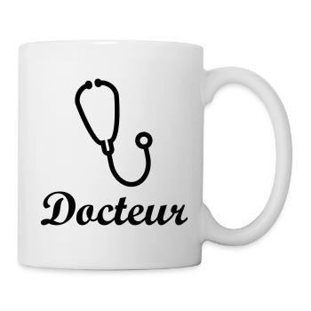 Docteur stéthoscope professionnel santé - Mug blanc - blanc - Droite