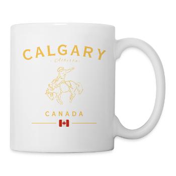 Calgary Rodeo Gold Alberta Canada - Mug - white - Right