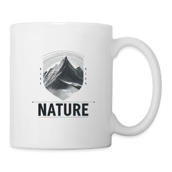 Mountain Landscape Shield Nature - Mug - white - Right