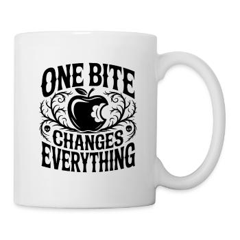 Ornament Emblem Thorns with Apple Bite - Mug - white - Right