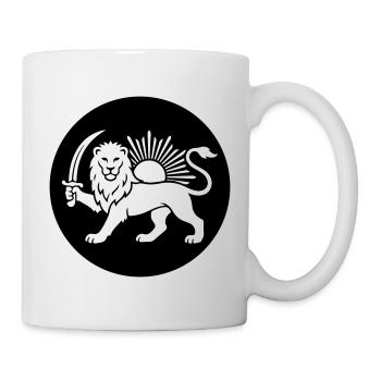 Persian Lion Persia Iran Symbol - Mug - white - Right