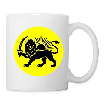 Lion Persia Iran Symbol - Mug - white - Right