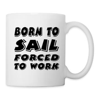 Voile - Mug blanc - blanc - Droite