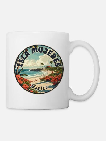 Experience Tropical Paradise Isla Mujeres Mexico - Mug - white