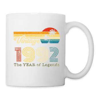 Millésime 1992 - Mug blanc - blanc - Droite