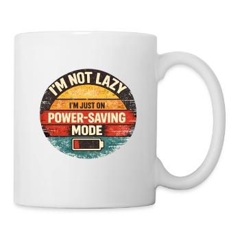 Mode économie d’énergie : déclaration - Mug blanc - blanc - Droite
