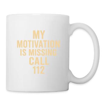 Motivation disappeared Call 112 - Mug - white - Right