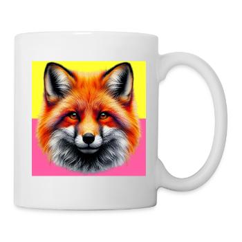 Fuchs - Tasse - Weiß - Rechts