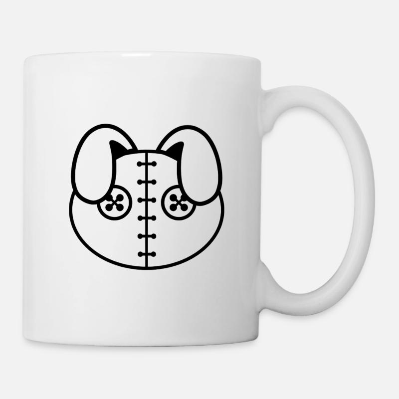 Plush : Kuzy (Tête) - Mug blanc - blanc