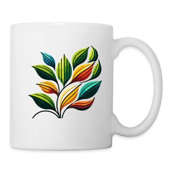 Colourful Leafen Symphony - Mug - white - Right