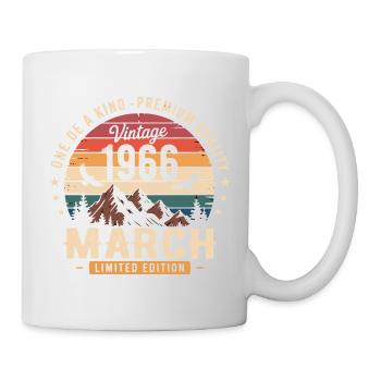 Mars 1966 Cadeau 60eme Anniversaire March 1966 - Mug blanc - blanc - Droite