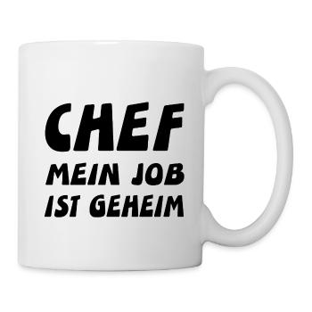 patron - Mug blanc - blanc - Droite