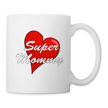 SUPER MOMMY - Mug - white - Right