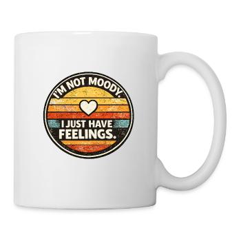 Non Moody Feelings Retro - Mug - white - Right